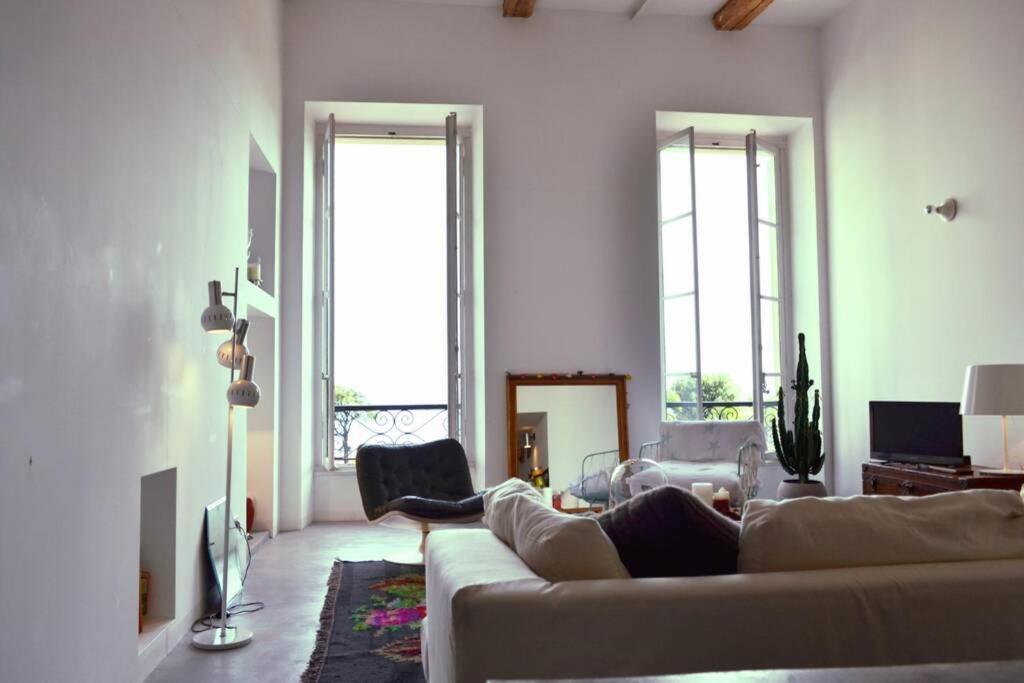 06J - Superb Duplex Loft With Ac - Sea View Apartment Nice Luaran gambar